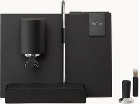 Espresso machine youn black-mat, beech stained