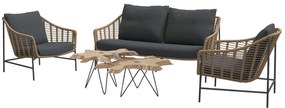 4 Seasons Outdoor Timor 2,5 zits loungebank SALE  Loungebank    beige weerbestendig