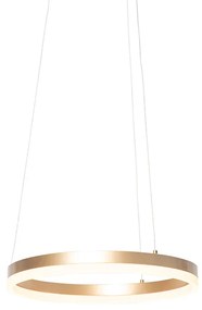 Design hanglamp goud 40 cm incl. LED 3-staps dimbaar - Anello