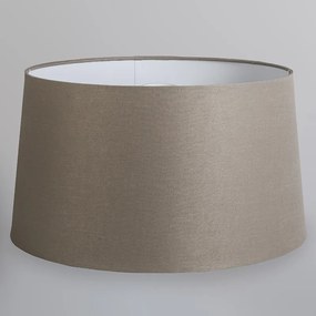 Moderne hanglamp staal met kap 45 cm taupe - Cappo 1