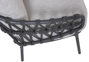 4 Seasons Outdoor Calpi 3-zits loungebank  LoungebankTuinbank    antraciet weerbestendig
