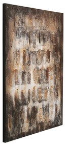 Kare Design Shadows Brown Abstract Schilderij Bruin Beige