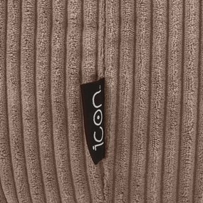 Theo Corduroy Poef - Mocha Bruin