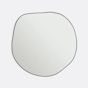 Organische vorm spiegel, lengte 80 cm, hoogte 80 cm, ORNICA