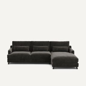 Chenille fluwelen hoekbank, Alwine