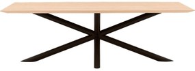 Goossens Excellent Eettafel Gs-1302, 240 x 100 cm rechthoekig