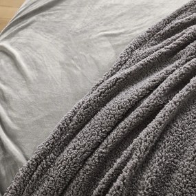Beddensprei in fleece en sherpa, Maxine