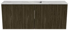 Mondiaz Joya DLux 100cm toiletmeubel shadow met wastafel faye midden zonder kraangat glace
