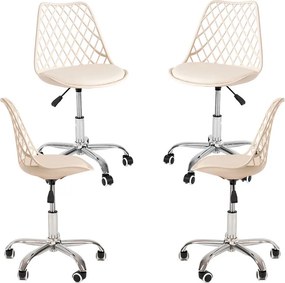 Pak 4 Mima-bureaustoelen in