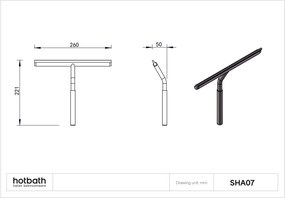 Hotbath &More wisser messing geborsteld PVD