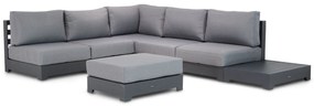 Loungeset 5 personen Aluminium Grijs Santika Furniture Santika Phantom