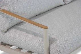 Hoek loungeset 6 personen Aluminium/rope Taupe  Coco Sevilla