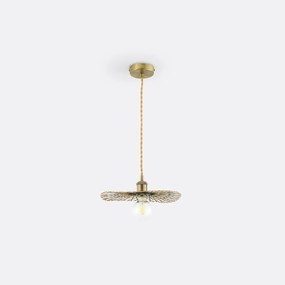 Luchtige hanglamp in bamboeØ30 cm, Ezia