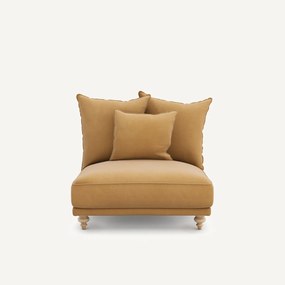 Bank in linnen fluweel, LAZARE