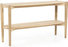 Design Wandtafel Licht Eiken Hout - 130 X 40cm.