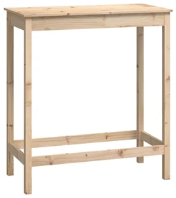 vidaXL Bartafel 100x50x110 cm massief grenenhout