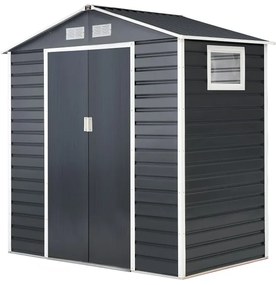 Metalen gereedschapshuisje Malmo 2,1 x 1,3 m Store Boss antraciet