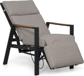 Lifestyle Garden Furniture Camino Relax Stoel Gasveer Verstelbaar Aluminium Grijs