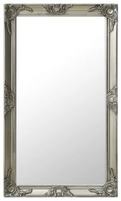 vidaXL Wandspiegel barok stijl 60x100 cm zilverkleurig