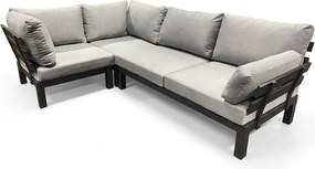 Showroommodel SUNS Vita hoek loungeset 3 delig verstelbaar wased grey / matt royal grey