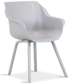 Tuinstoel Kunststof Grijs-antraciet Hartman Sophie Element misty grey - met gratis kussen
