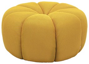 Kare Design Peppo Ronde Poef Geel