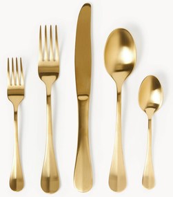 Mat geborstelde bestekset Zooey, in verschillende formaten