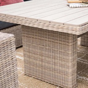 Garden Impressions Tennessee lounge dining set links 3-delig vintage willow - texfiber