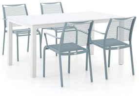 Apple Bee Hawaii/Menzano 160cm dining tuinset 5-delig stapelbaar