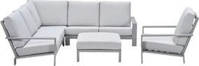 Garden Impressions Coba hoek loungeset 5-delig - taupe