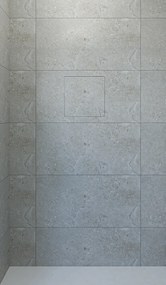 Mueller Round inbouwnis betegelbaar RVS 30x30x14cm