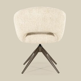 Eleonora Alissa Ronde Eetkamerstoel Beige