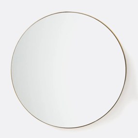 Ronde metalen spiegel, diameter 120 cm, IODUS