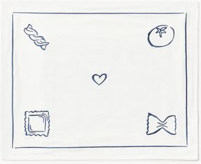 Geborduurde placemats Tutti, 2-delig