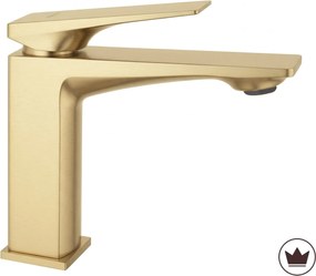 Wastafelkraan PREMIUM Rea Prime Brush Gold Low