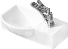 Mexen Hugo linker aanrechtonderkast wastafel 40 x 22 cm, wit - 21254000L