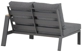 Lifestyle Garden Furniture Marietta Hoekset Aluminium/Teak Grijs 4-delig