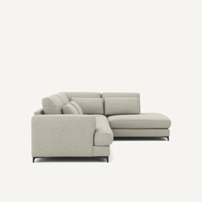 Omvormbare hoekbank rechts, tweed stof, Marsile