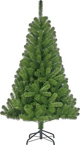 Black Box Charlton kunstkerstboom - 155 cm - groen - Diameter 91 cm - 340 tips - metalen voet