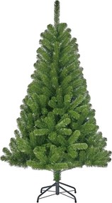 Charlton kunstkerstboom - 155 cm - groen - Diameter 91 cm - 340 tips - metalen voet