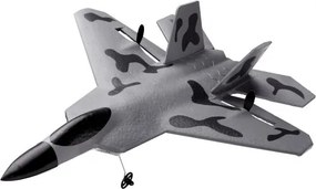 VEVOR RC-vliegtuig, 2,4 GHz 2-kanaals afstandsbedieningsvliegtuig met 6-assige gyrostabilisator, klaar om te vliegen gevechtsvliegtuig met 2 batterijen, gemakkelijk te vliegen RC-zweefvliegtuig voor volwassenen, kinderen, beginners en jongens