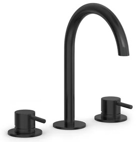 Hotbath COBBER Wastafelmengkraan 3 gats Geborsteld zwart PVD CB033MBP