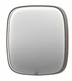 INK SP31 spiegel - 40x4x40cm contour in stalen kader incl dir LED - verwarming - color changing - dimbaar en schakelaar - geborsteld RVS 8409803