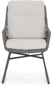 Tuinstoel Rope Grijs-antraciet Lifestyle Garden Furniture Vicente  antracite