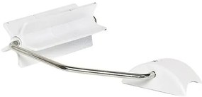 Ridder Leo toiletrolhouder voor toiletbeugel wit 73.1305