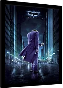 Ingelijste poster Batman The Dark Knight - Joker City