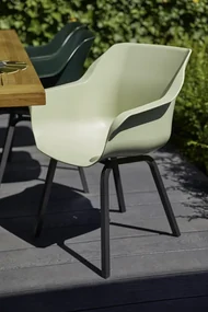 Set van 4 - Hartman Sophie Element dining armstoel - French green