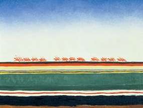Kunstreproductie Red Cavalry, Kazimir Malevich