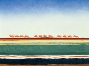 Kunstreproductie Red Cavalry, Kazimir Malevich