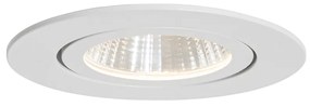 Set van 6 inbouwspots wit 6,8cm incl. LED 750 lm dimbaar IP65 - Gaius